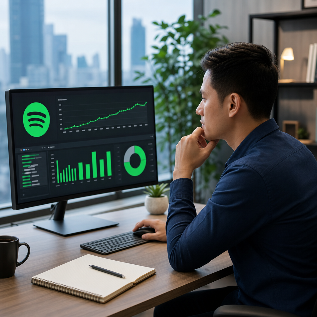 ethics of Spotify monthly listenners purchases